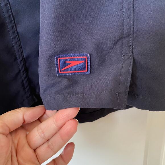 Speedo Men’s Swim Shorts Trunks Elastic Waist Dark Blue Size Medium - Picture 3 of 11